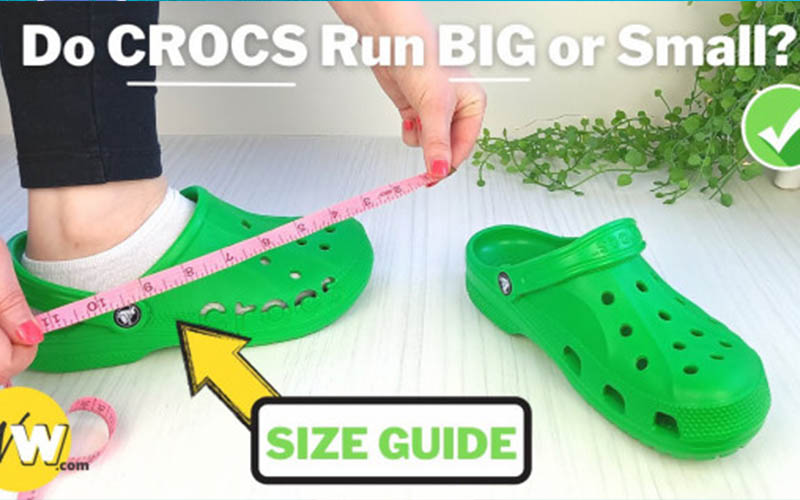 crocs size up or down